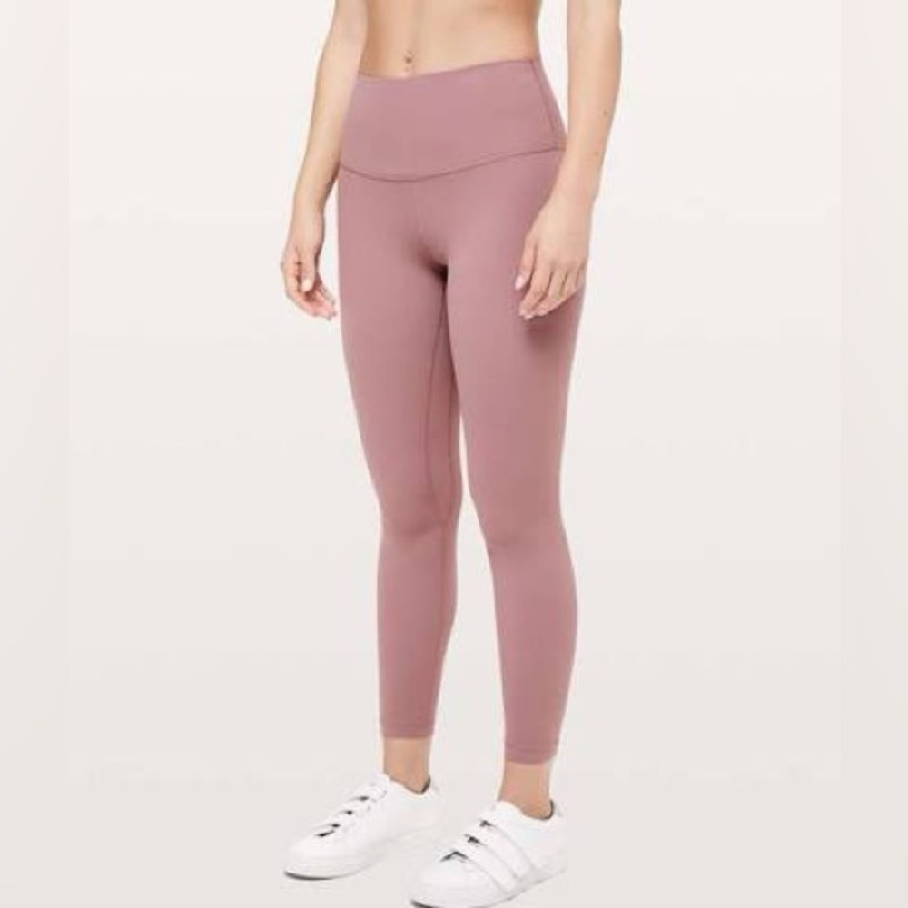 Lululemon High-Rise Leggings 25 in Twilight Rose